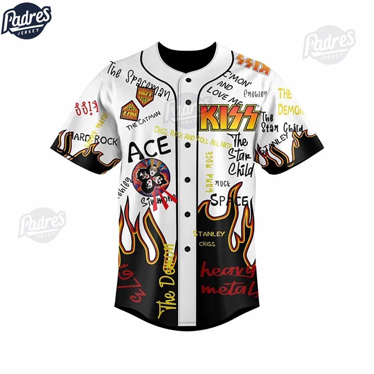 Kiss Baseball Jersey - Padres Jersey Oasis: Elevate Your Baseball Style Game