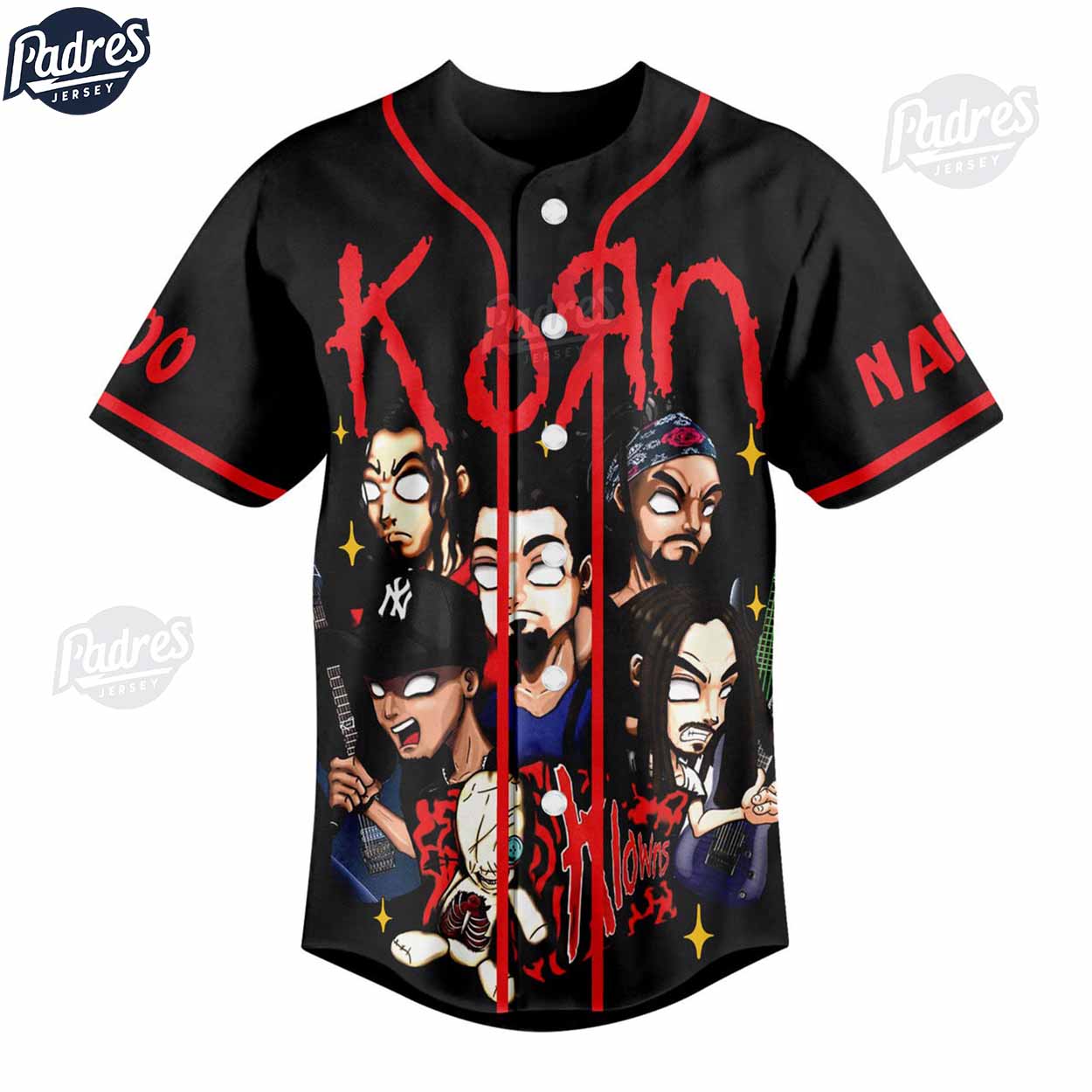 Korn Freak On A Leash Something Take Part Of Me Custom Baseball Jersey Style - Padres Jersey Oasis: Elevate Your Baseball Style Game