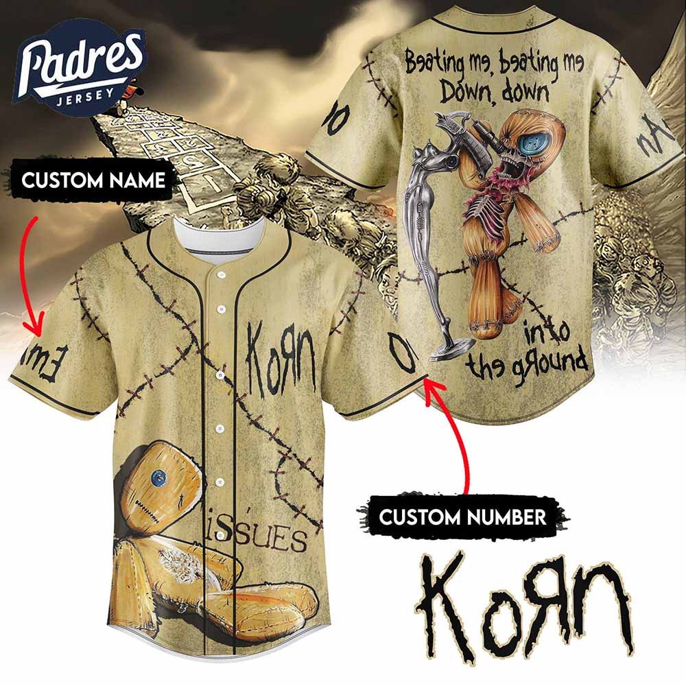 Korn Issues Baseball Jersey Custom Design - Padres Jersey Oasis: Elevate Your Baseball Style Game