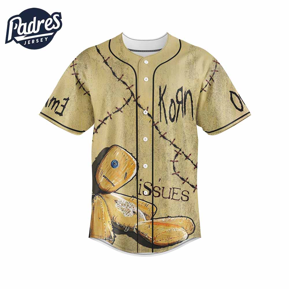 Korn Issues Baseball Jersey Custom Design - Padres Jersey Oasis: Elevate Your Baseball Style Game