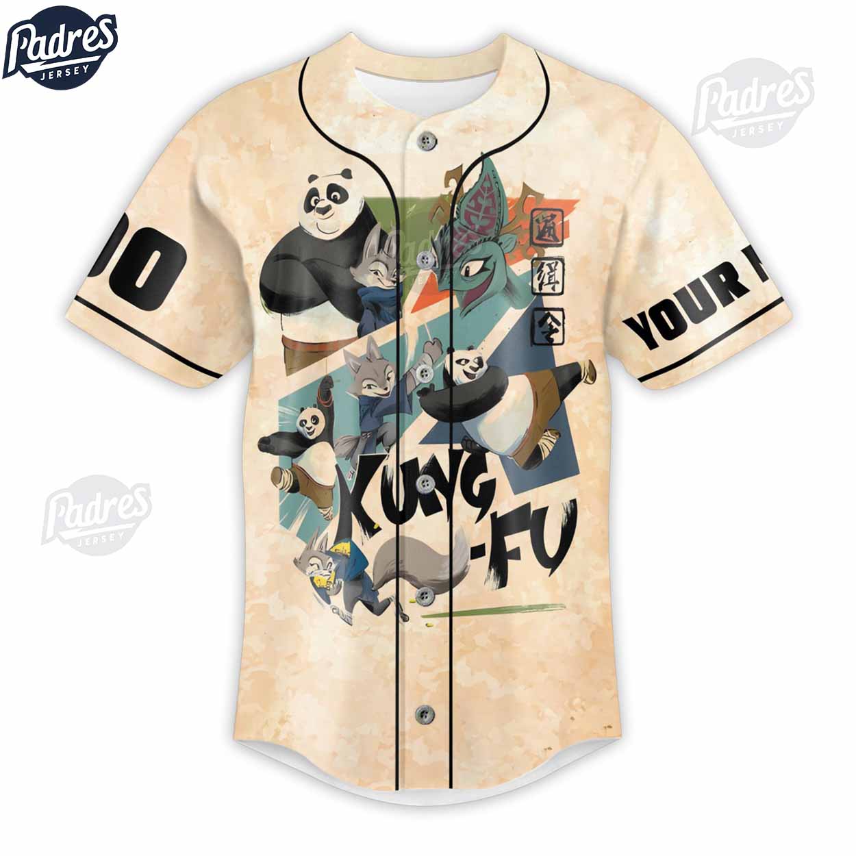 Kung Fu Panda 4 Movie Custom Baseball Jersey Shirt - Padres Jersey Oasis: Elevate Your Baseball Style Game