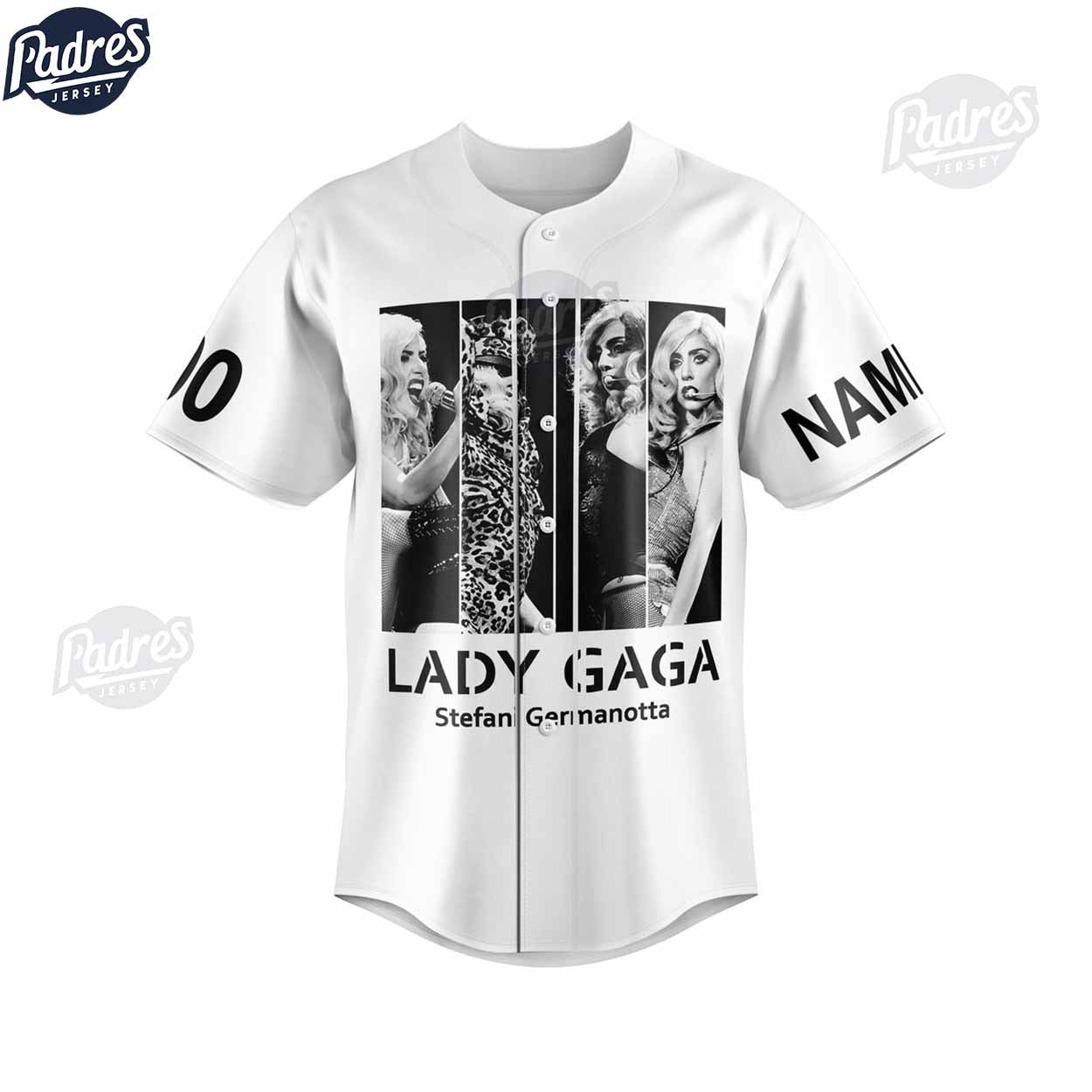 Lady Gaga Born This Way Custom Baseball Jersey - Padres Jersey Oasis: Elevate Your Baseball Style Game