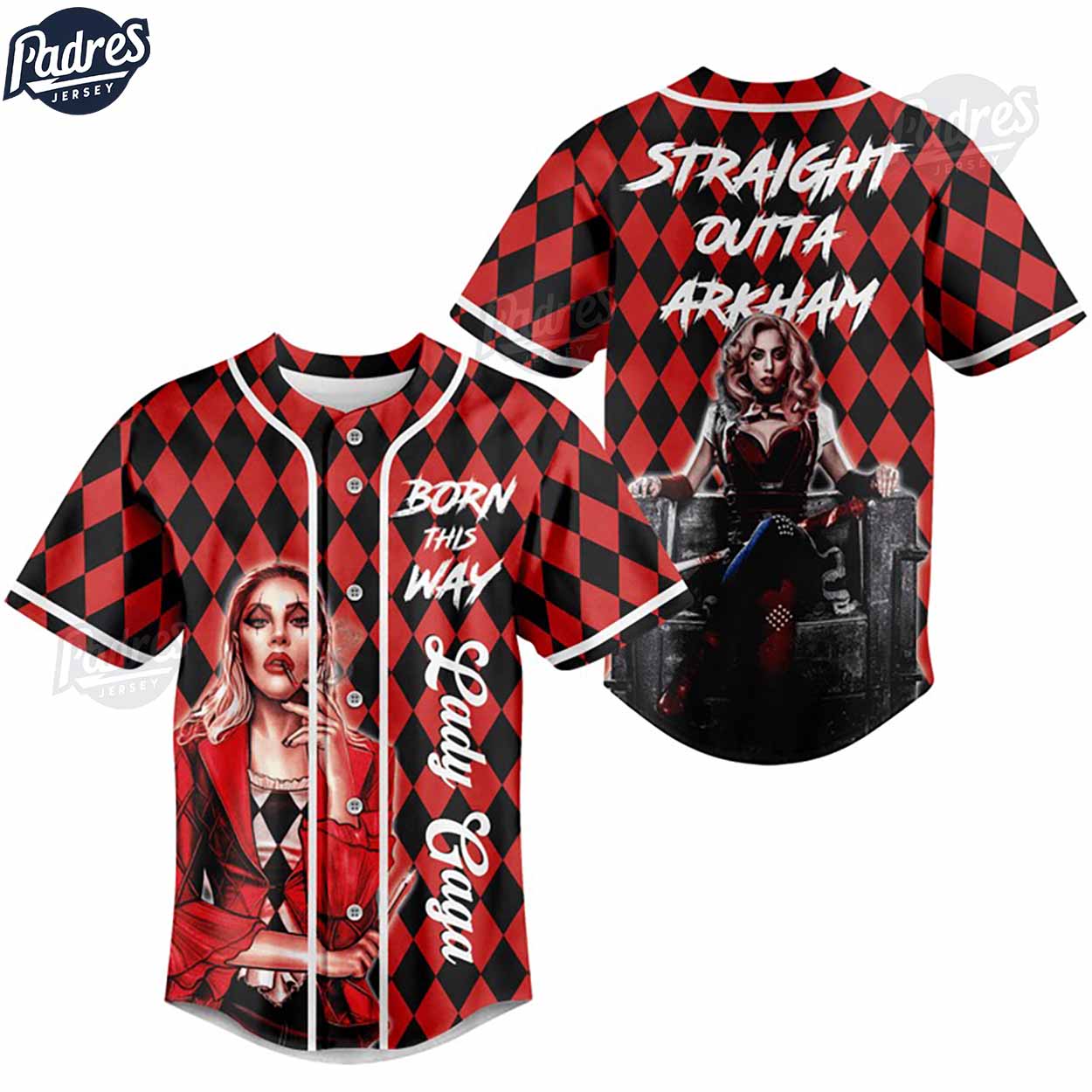 Lady Gaga Born This Way Personalized Baseball Jersey Style - Padres Jersey Oasis: Elevate Your Baseball Style Game