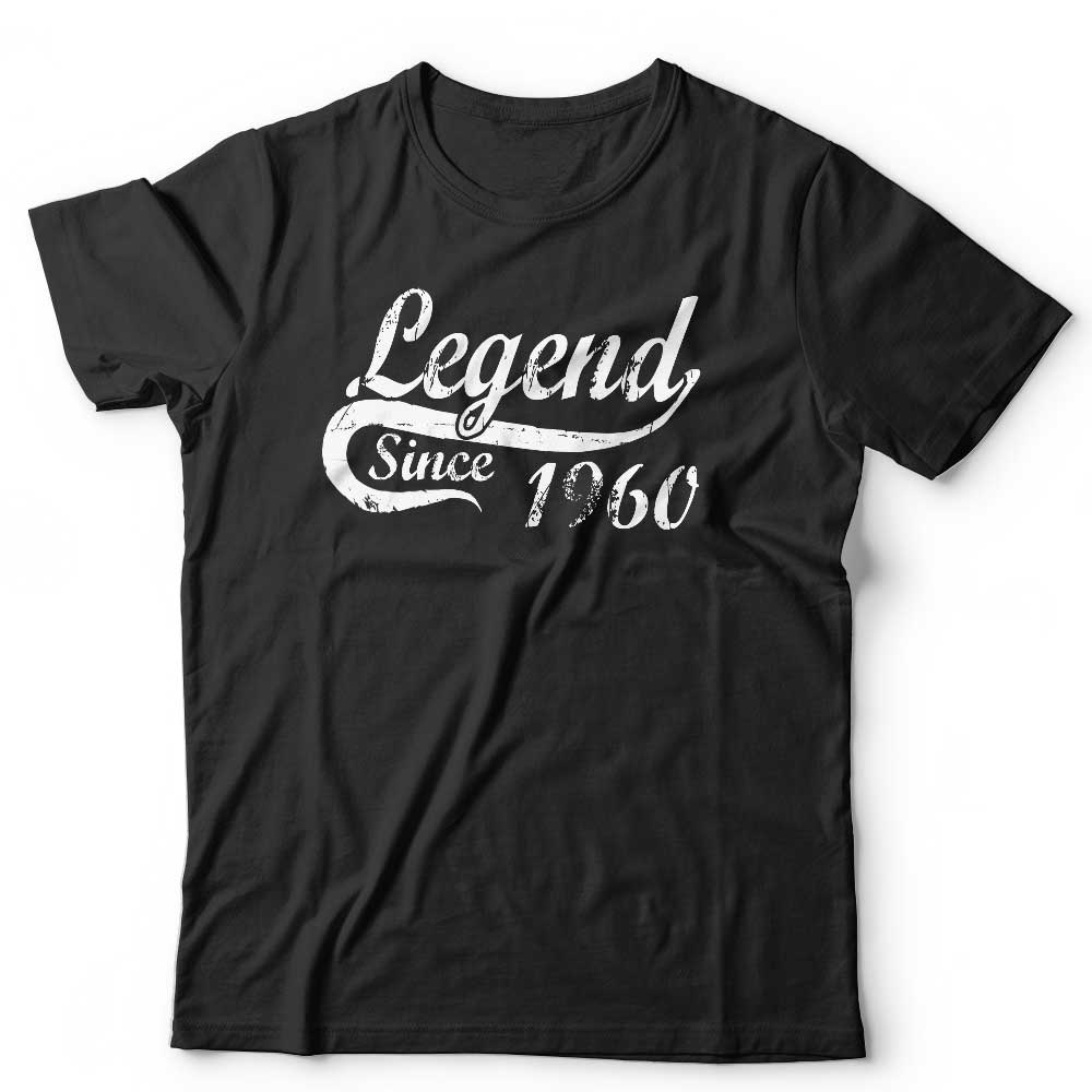 Legend Since 1960s Birthday Tshirt Unisex