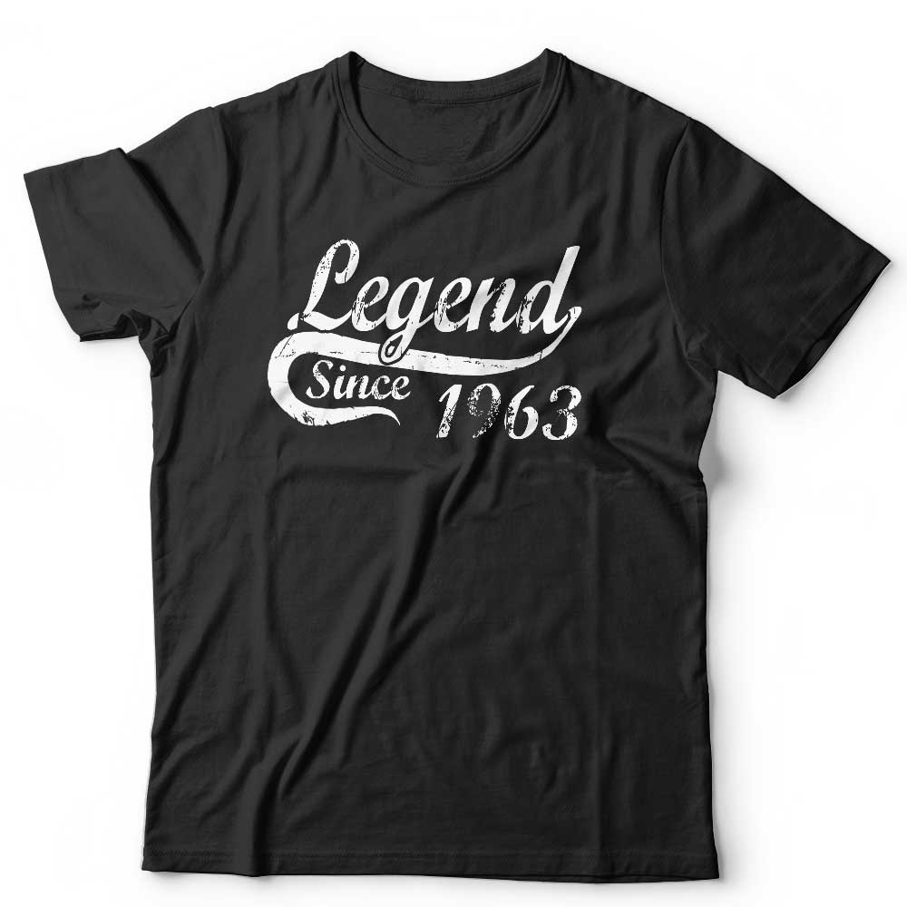 Legend Since 1960s Birthday Tshirt Unisex