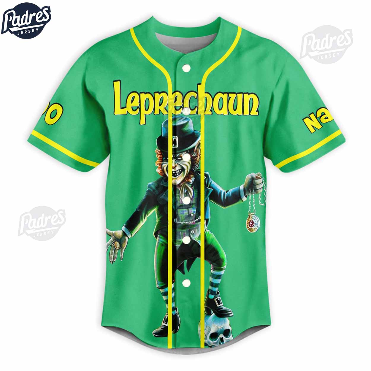 Leprechaun I'LL not rest till I Have Me Gold Custom Baseball Jersey Style - Padres Jersey Oasis: Elevate Your Baseball Style Game