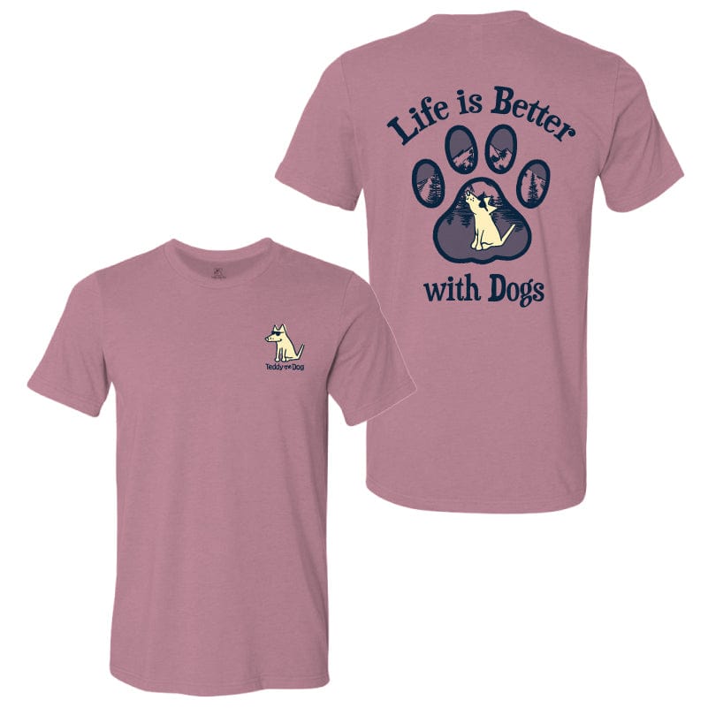 Life Is Better With Dogs - Lightweight Tee
