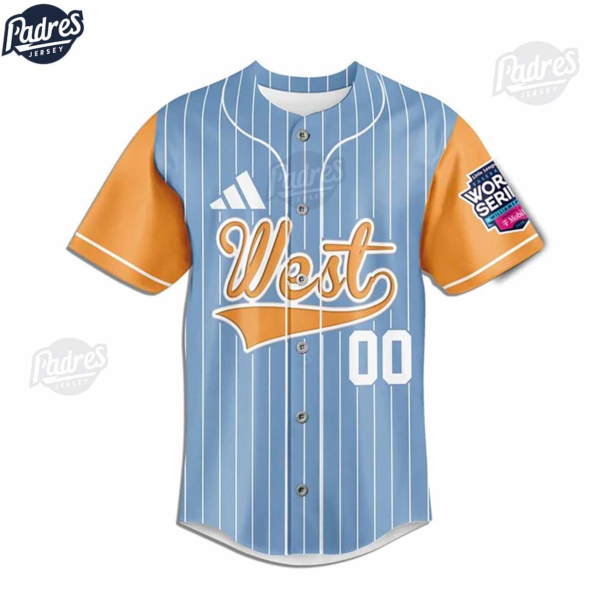 Little League West Team Baseball Jersey - Padres Jersey Oasis: Elevate Your Baseball Style Game