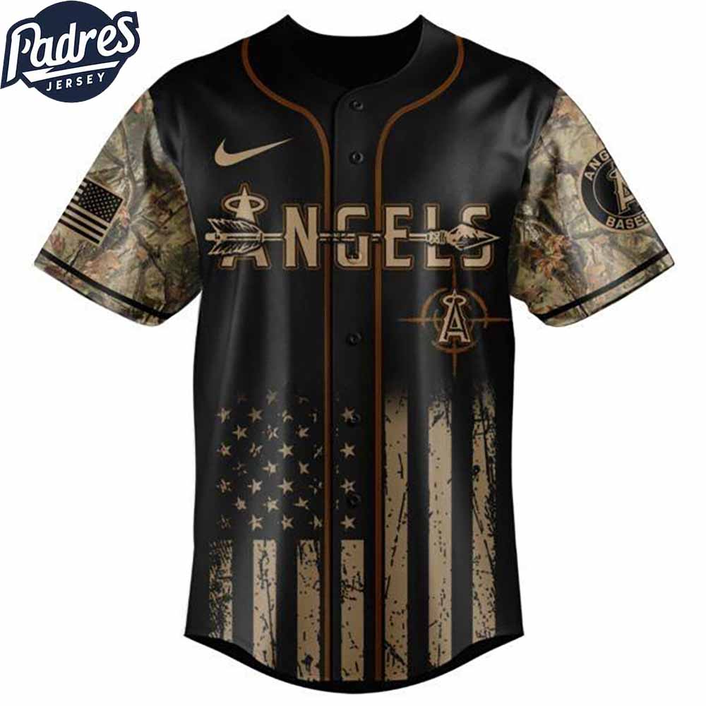 Los Angeles Angels MLB X Deer Hunting Personalized Baseball Jersey - Padres Jersey Oasis: Elevate Your Baseball Style Game