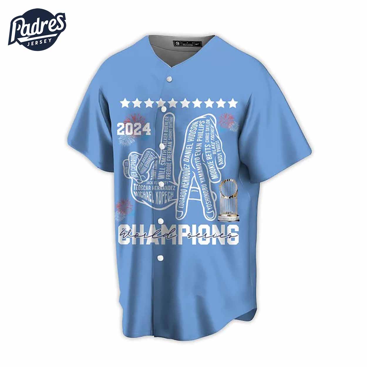 Los Angeles Dodgers 2024 Champions Baseball Jersey - Padres Jersey Oasis: Elevate Your Baseball Style Game