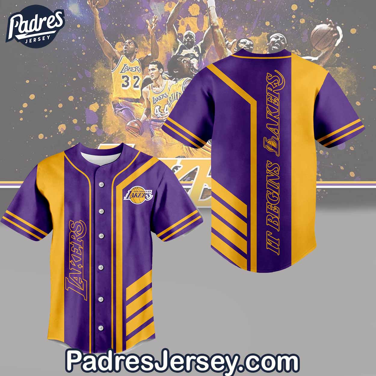 Los Angeles Lakers Baseball Jersey Outfit - Padres Jersey Oasis: Elevate Your Baseball Style Game