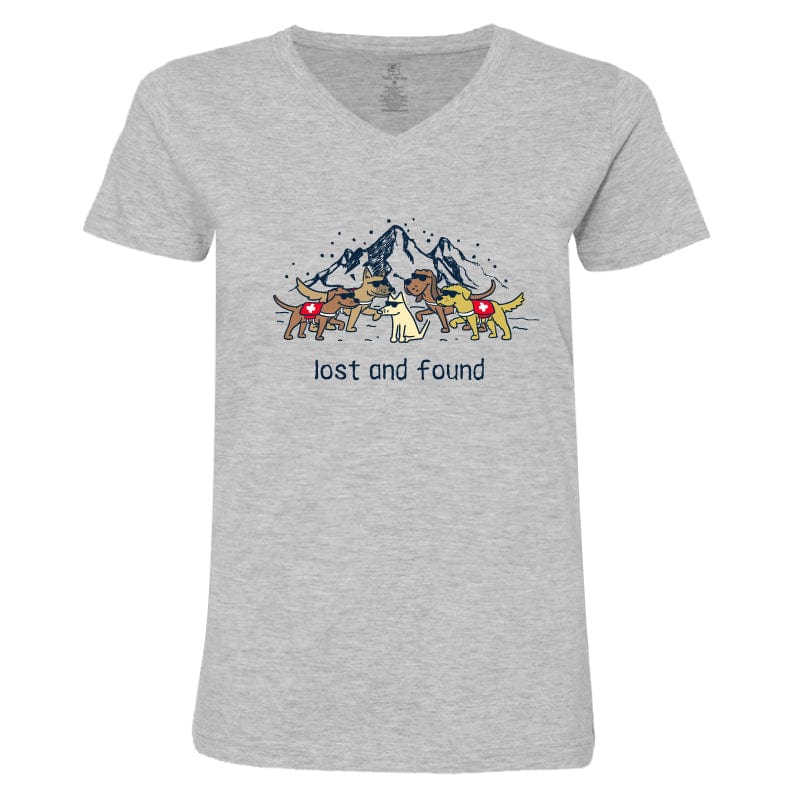 Lost And Found - Ladies T-Shirt V-Neck