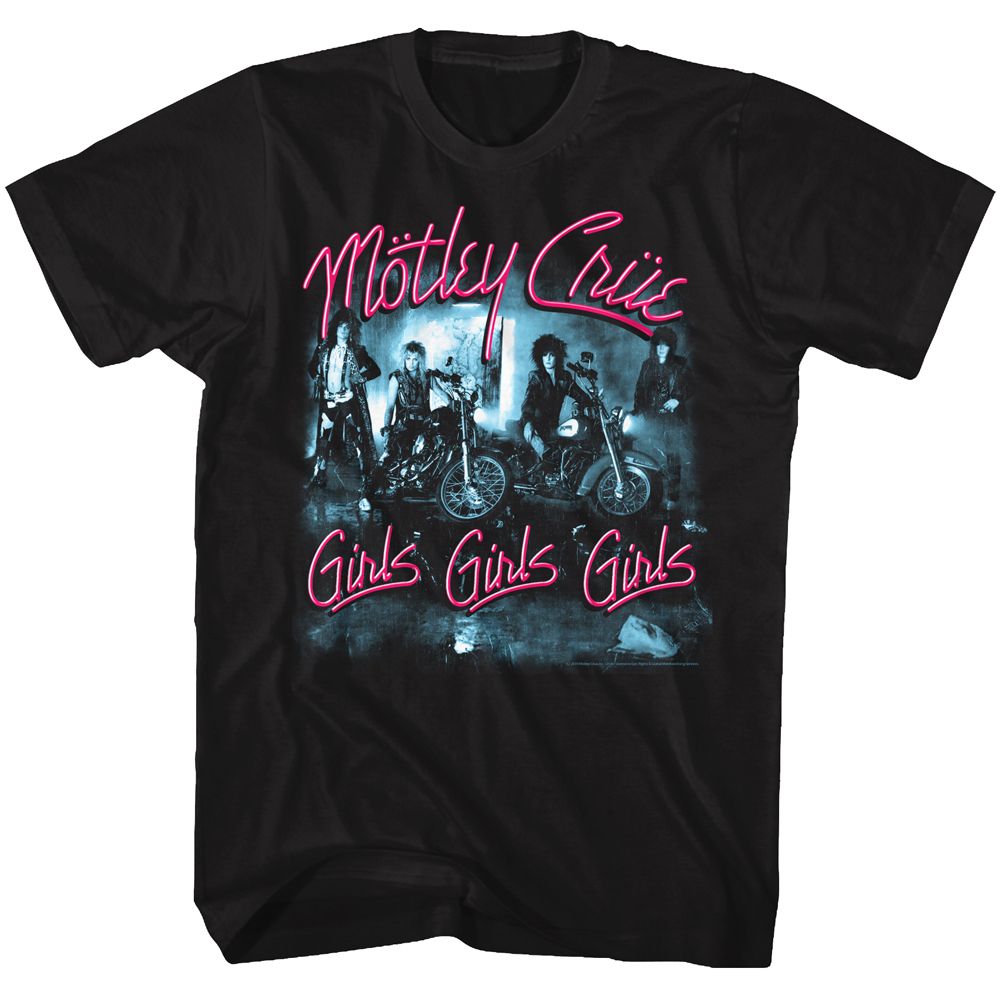 Motley Crue Girls Girls Girls T-Shirt Style001