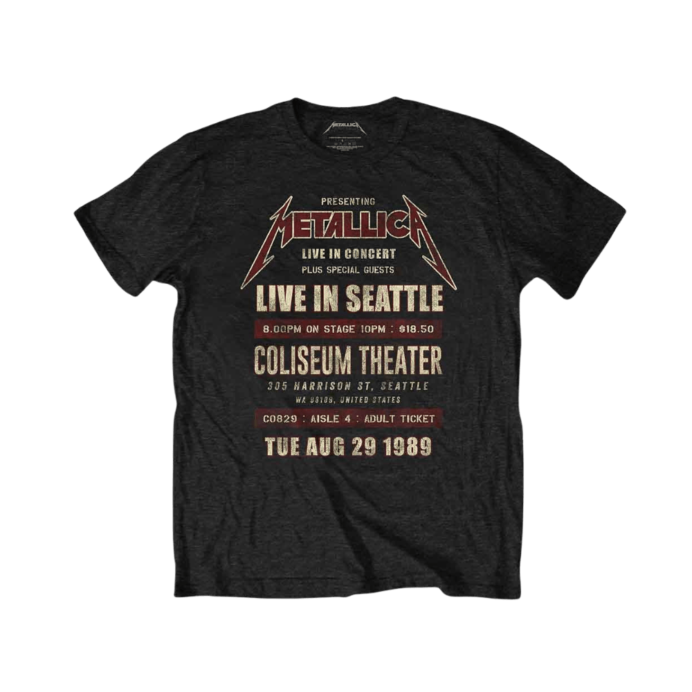 Metallica / Seattle '89 Tee (Eco-Friendly)