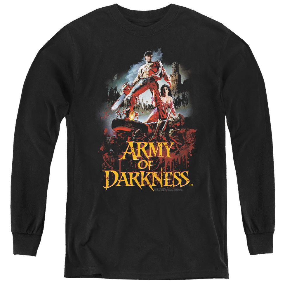 Army of Darkness Army Of Darkness/Bloody Poster - Youth Long Sleeve T-Shirt