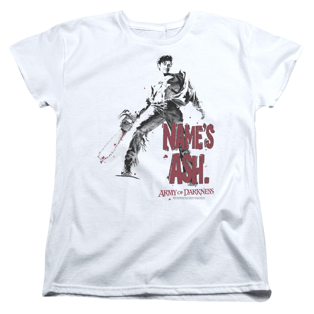 Army Of Darkness Names Ash - Women's T-Shirt