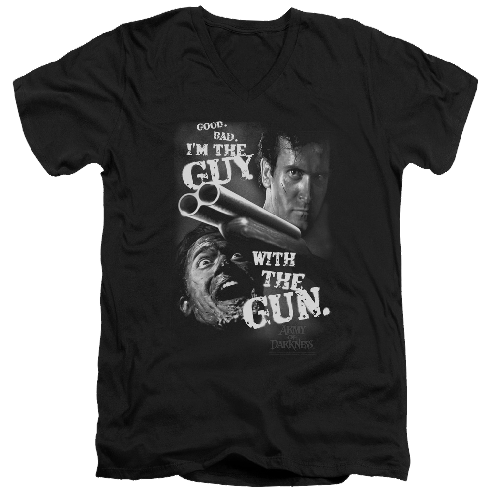 Army Of Darkness Guy With The Gun - Men's V-Neck T-Shirt