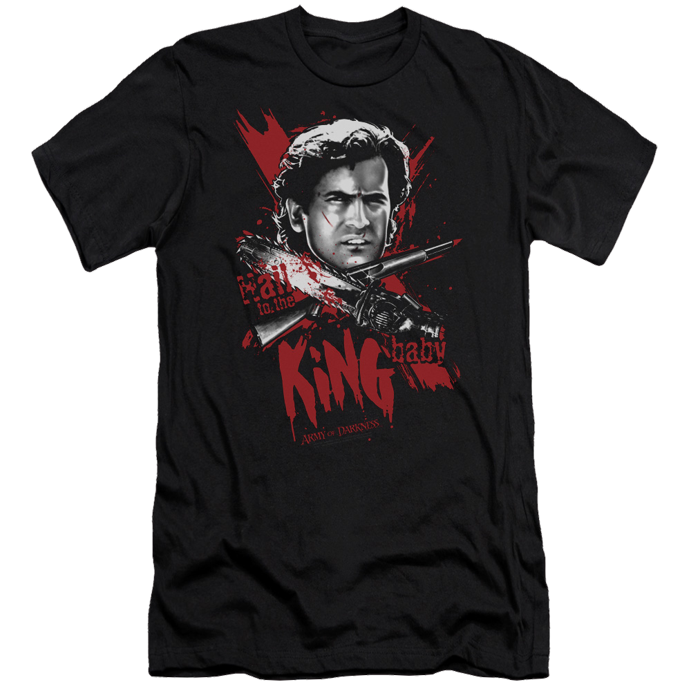Army Of Darkness Hail To The King - Men's Premium Slim Fit T-Shirt