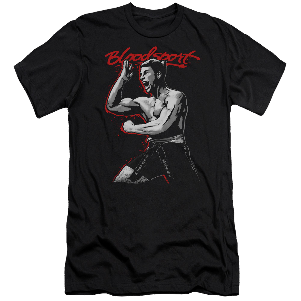 Bloodsport Loud Mouth - Men's Premium Slim Fit T-Shirt