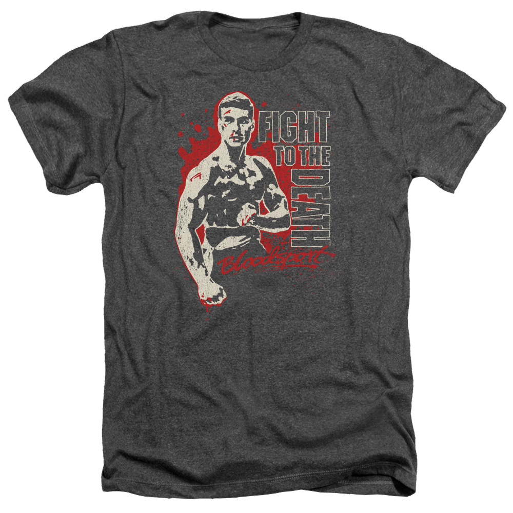Bloodsport To The Death - Men's Heather T-Shirt