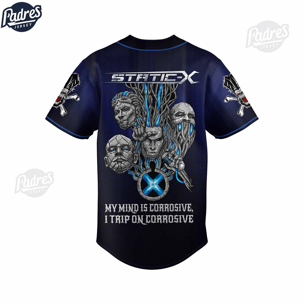 Machine Static-X Band Baseball Jersey Style - Padres Jersey Oasis: Elevate Your Baseball Style Game