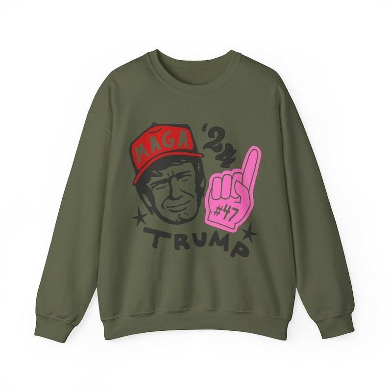 Maga 24 Sweatshirt, Trum Won 47 Shirt,  Make America Great Again Sweatshirt, Trum Christmas T-Shirt, Christmas Tree Sweatshirt, For Men, For Women
