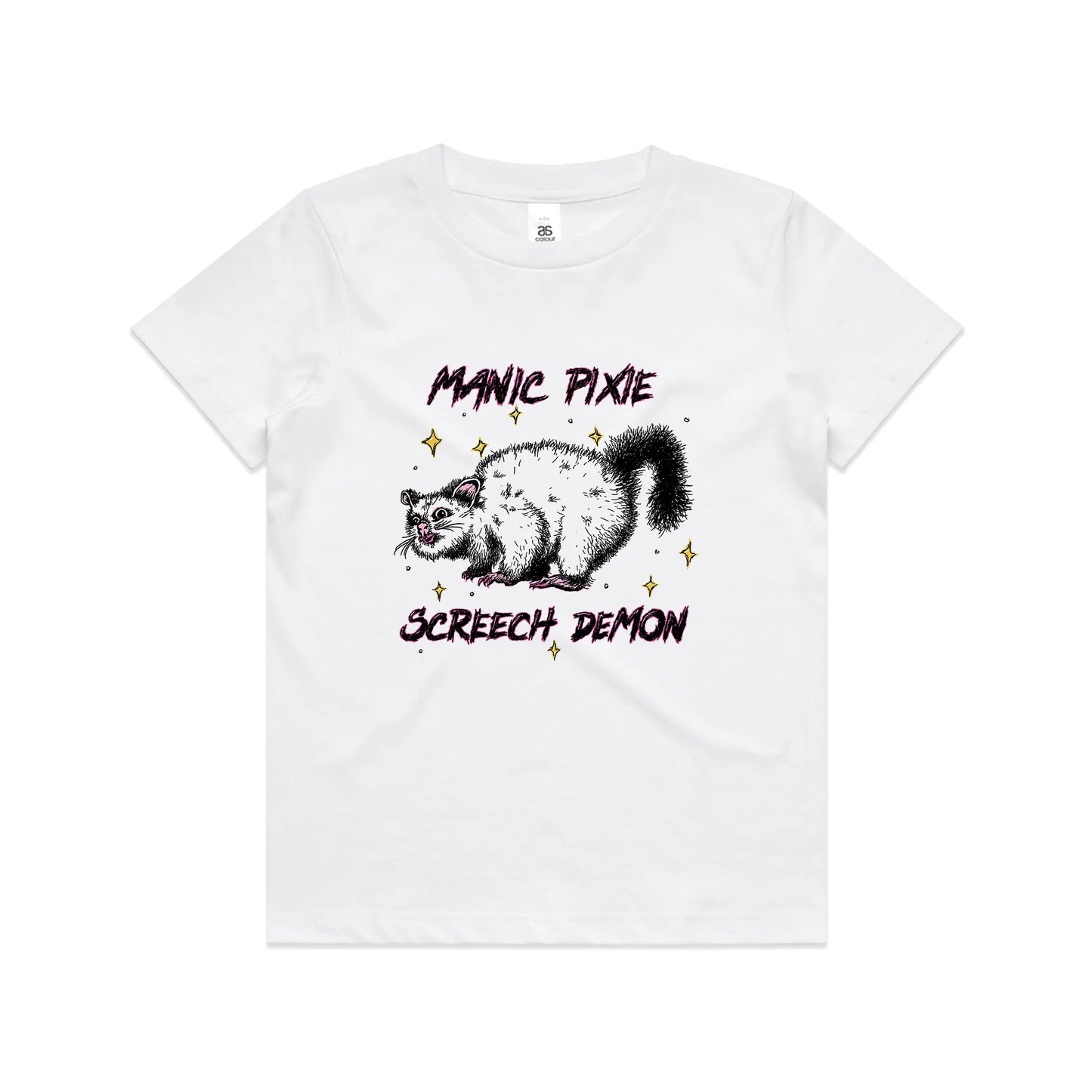 Manic Pixie Screech Demon Kids Tee