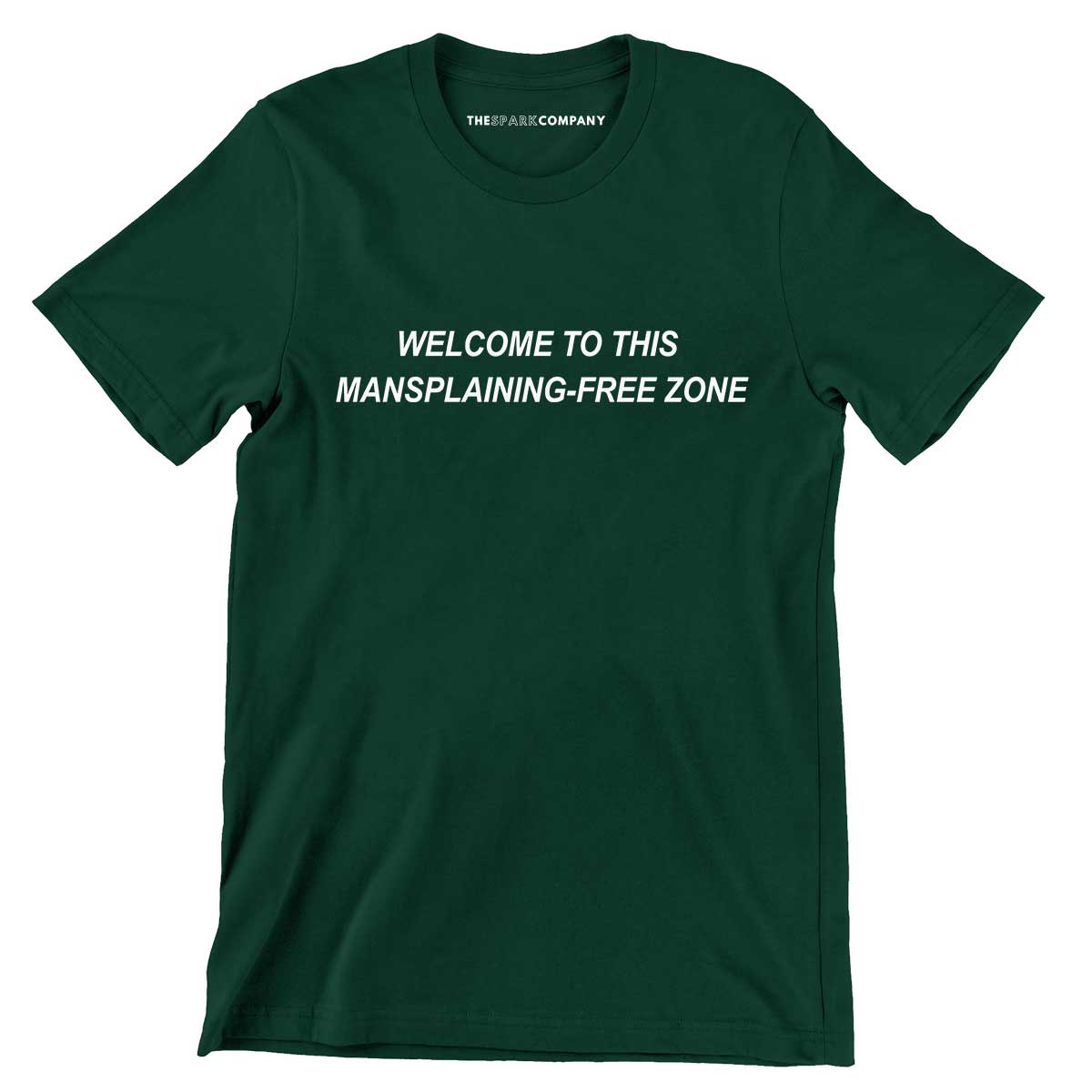 Mansplaining-Free Zone Men's T-Shirt