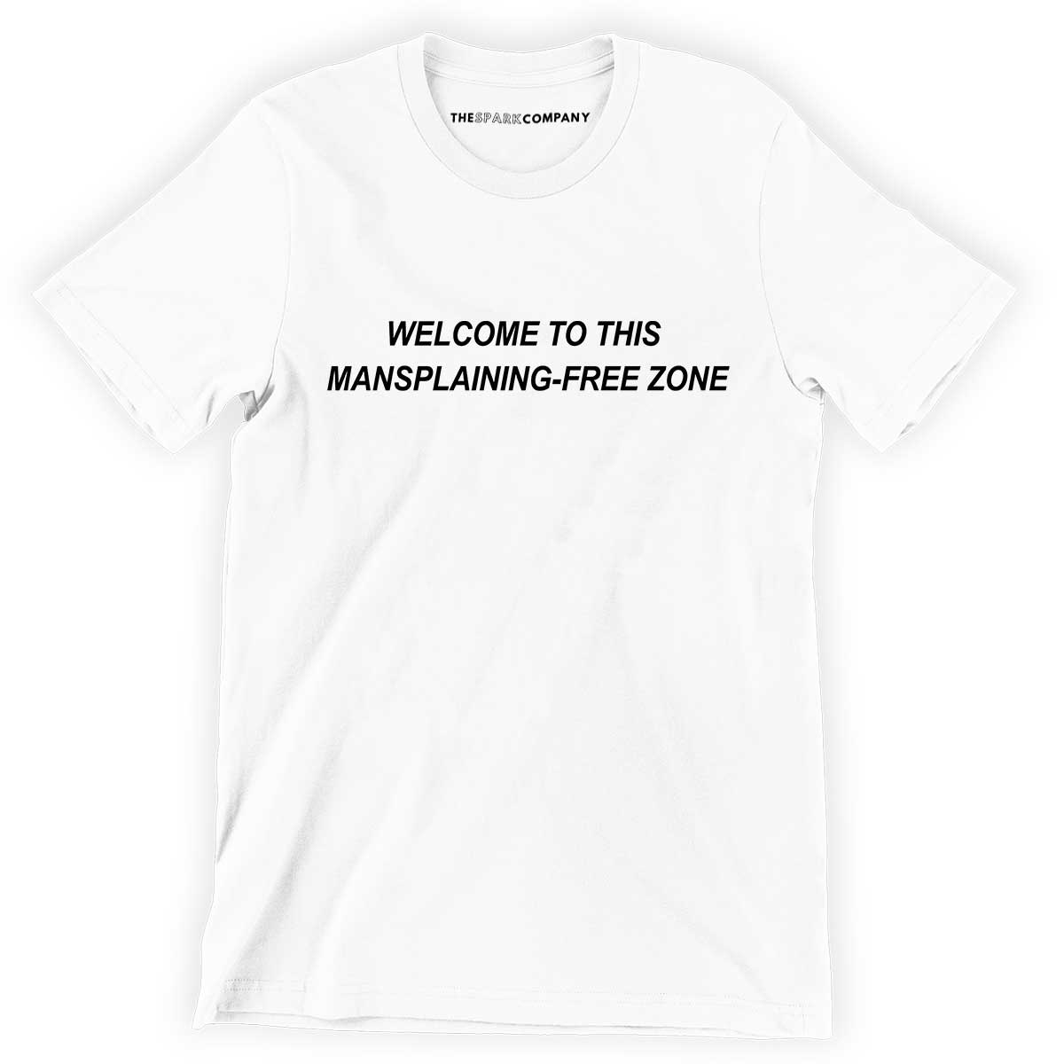 Mansplaining-Free Zone Men's T-Shirt