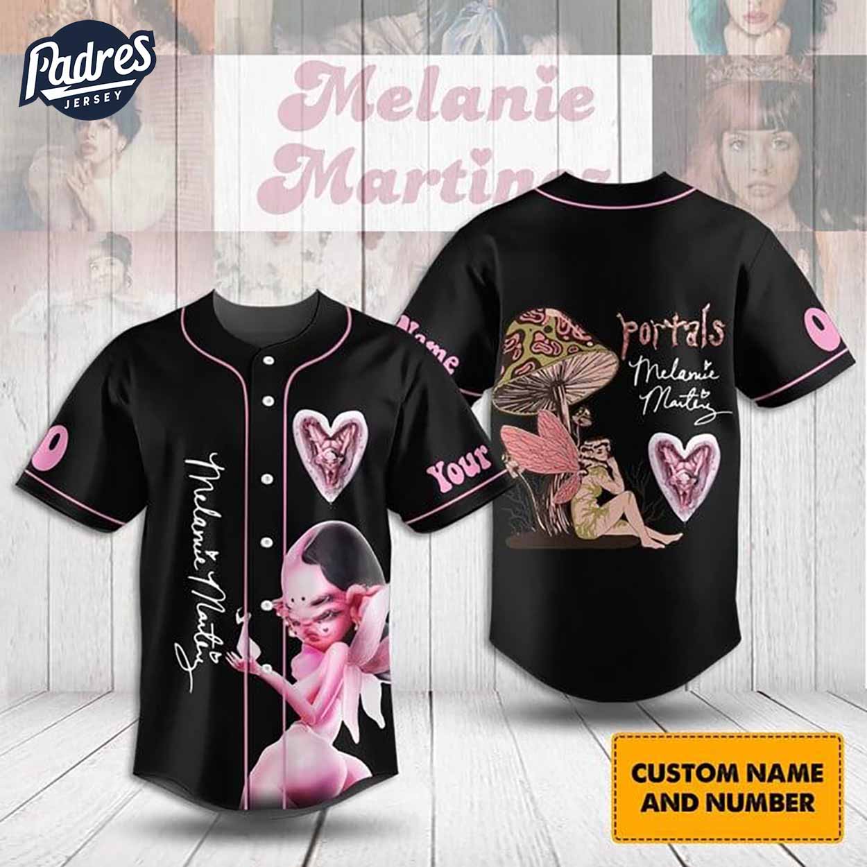 Melanie Martinez Custom Baseball Jersey - Padres Jersey Oasis: Elevate Your Baseball Style Game
