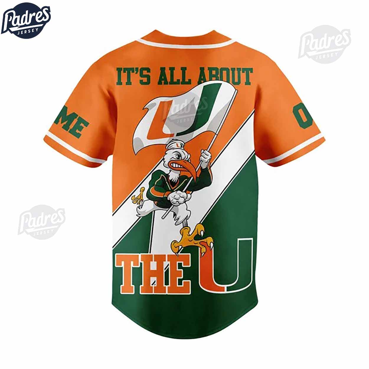 Miami Hurricanes Personalization Baseball Jersey Style - Padres Jersey Oasis: Elevate Your Baseball Style Game