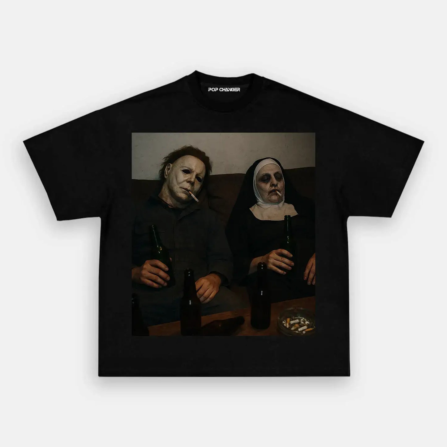 Michael Myers & Nun T-SHIRT