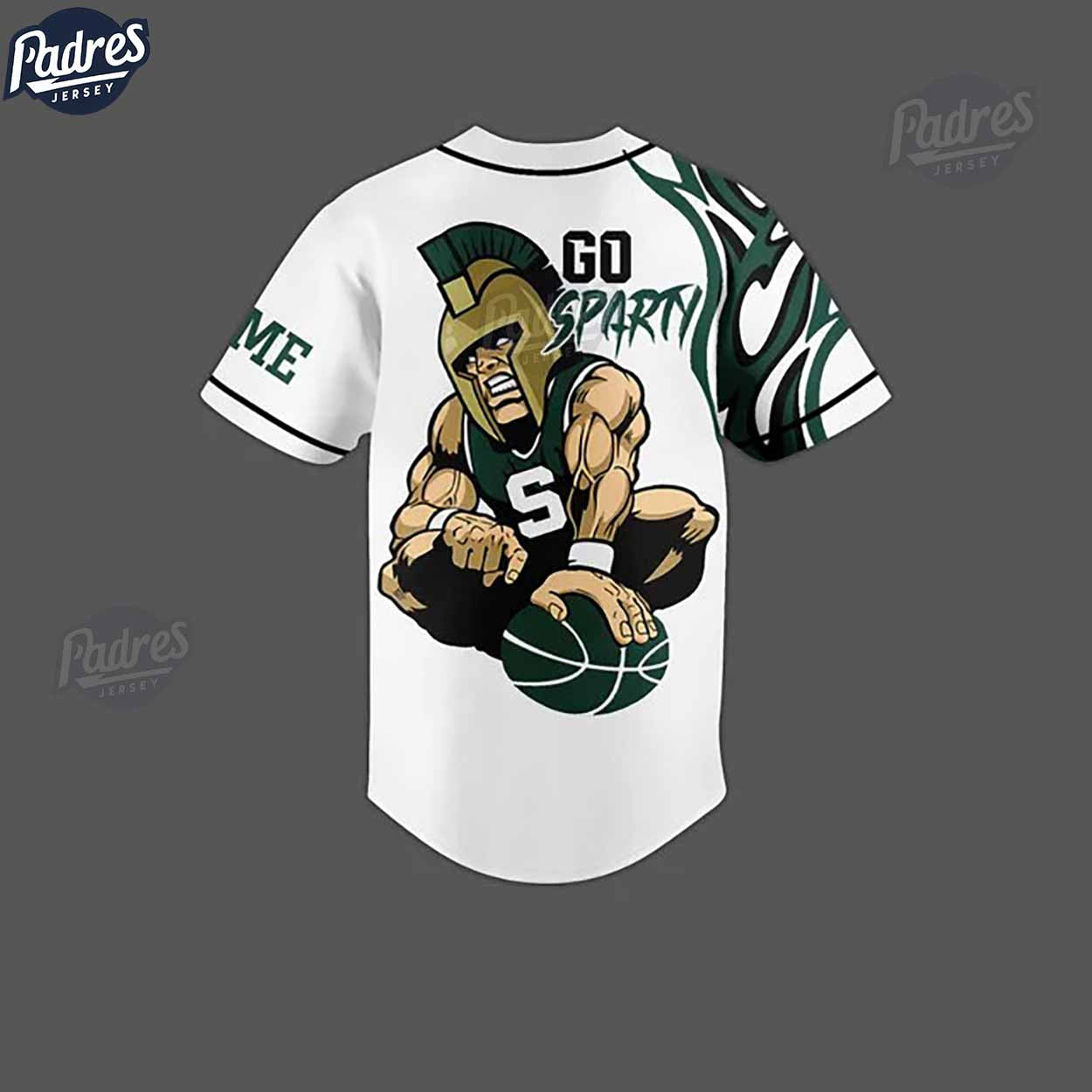 Michigan State Spartans Basketball Team Custom NCAA Baseball Jersey - Padres Jersey Oasis: Elevate Your Baseball Style Game