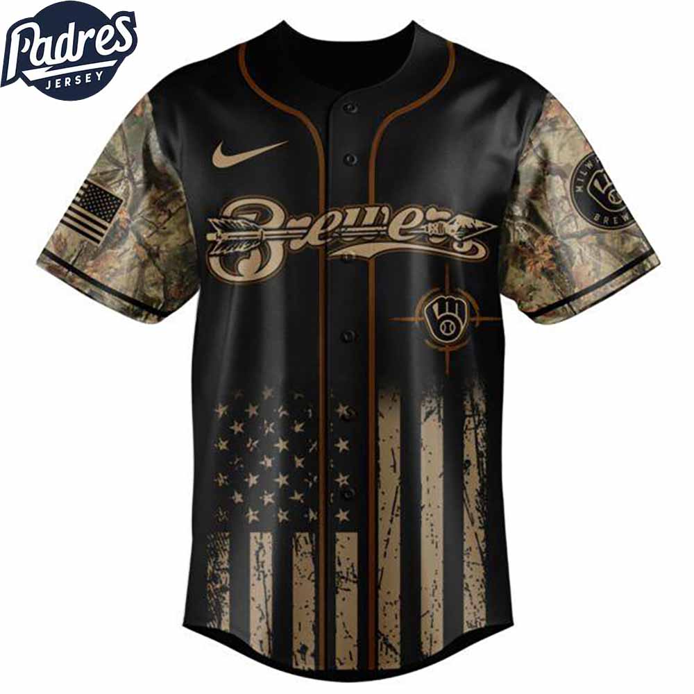 Milwaukee Brewers MLB X Deer Hunting Personalized Baseball Jersey - Padres Jersey Oasis: Elevate Your Baseball Style Game