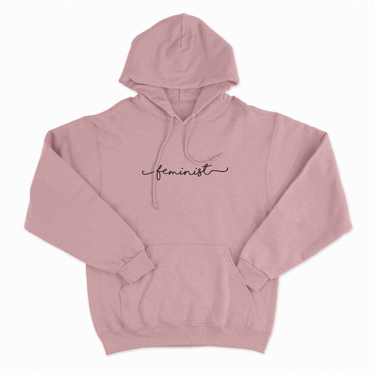 Minimalist Feminist Script Hoodie