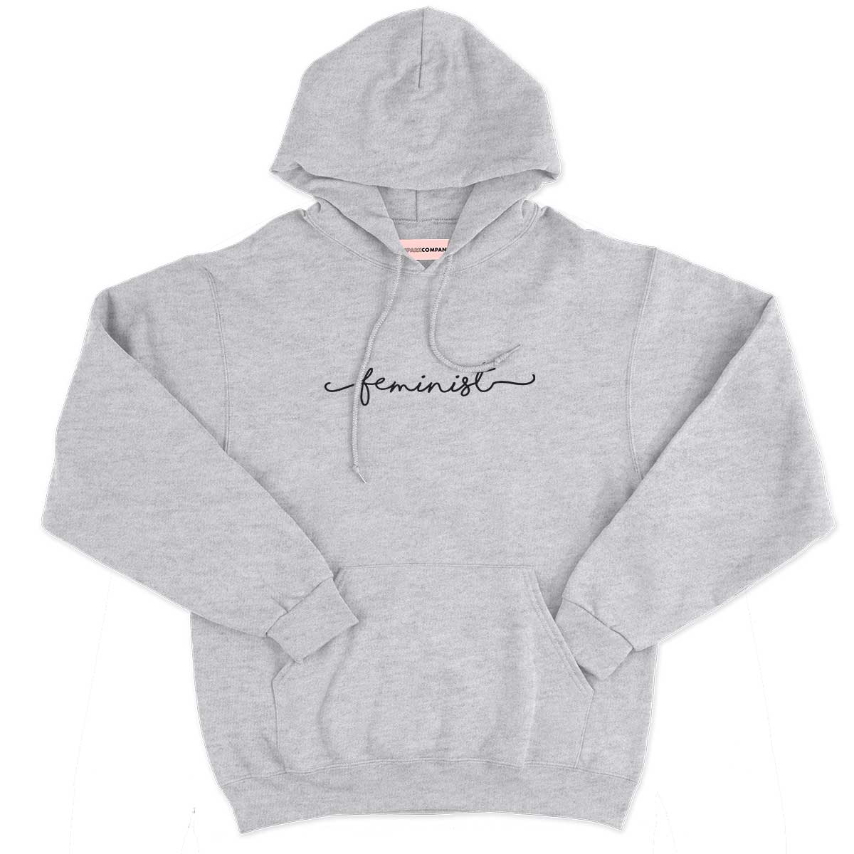 Minimalist Feminist Script Hoodie