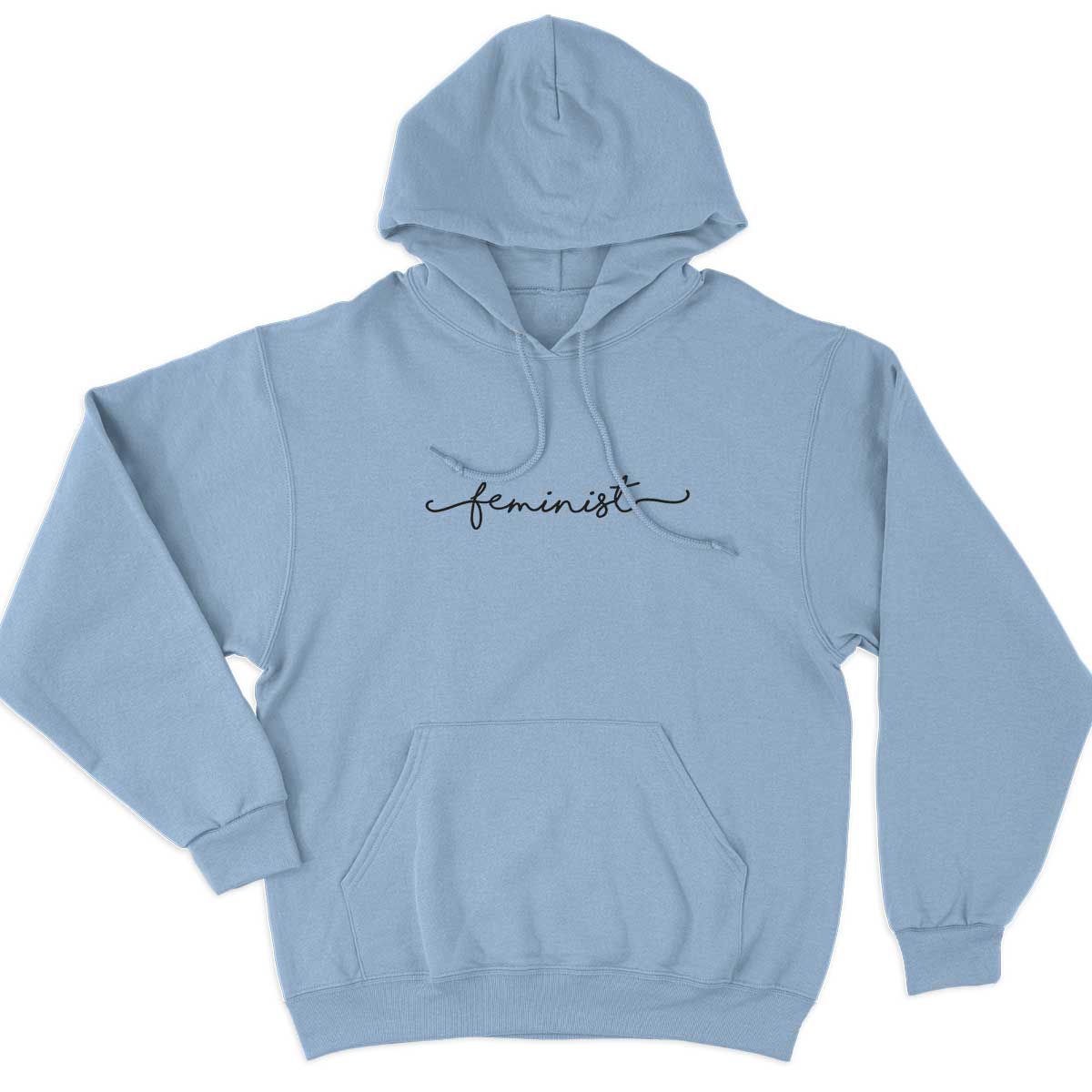 Minimalist Feminist Script Hoodie
