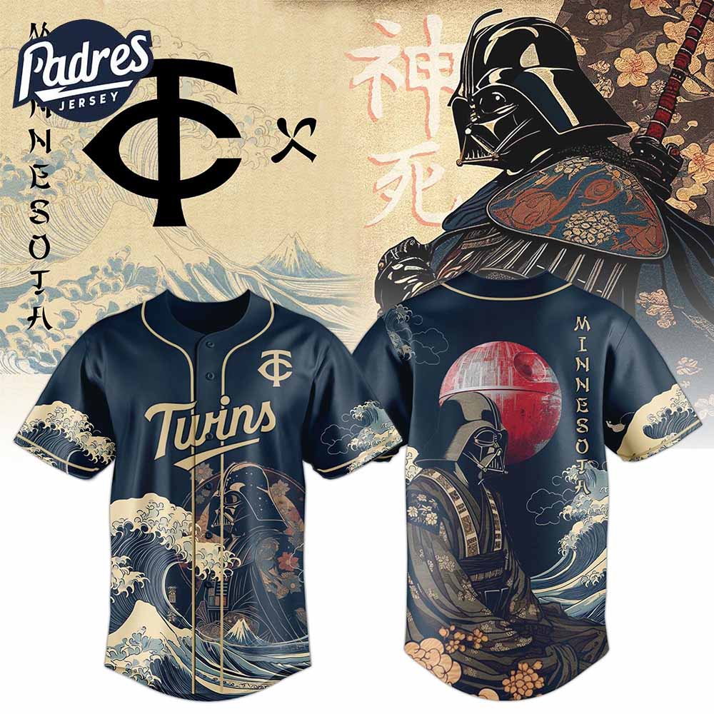 Minnesota Twins Darth Vader MLB Japan Edition Baseball Jersey - Padres Jersey Oasis: Elevate Your Baseball Style Game