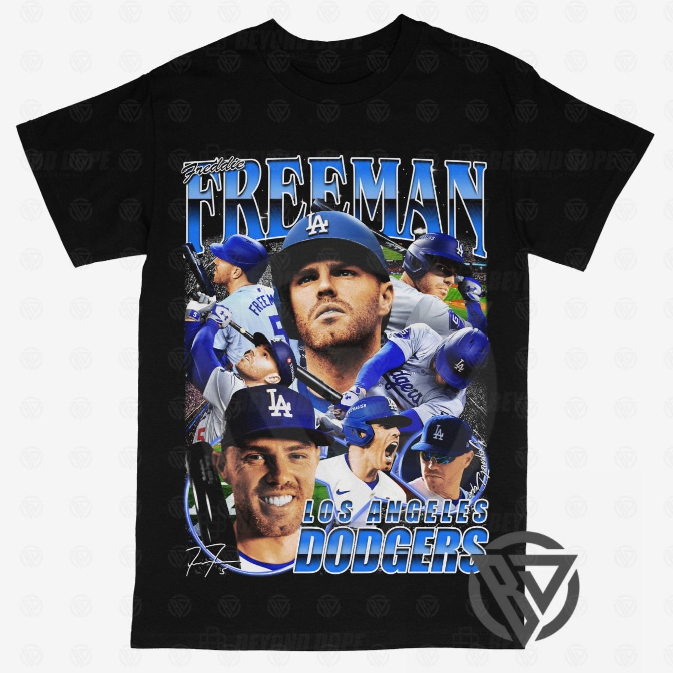 Freddie Freeman Tee Shirt Los Angeles LA Dodgers MLB Baseball
