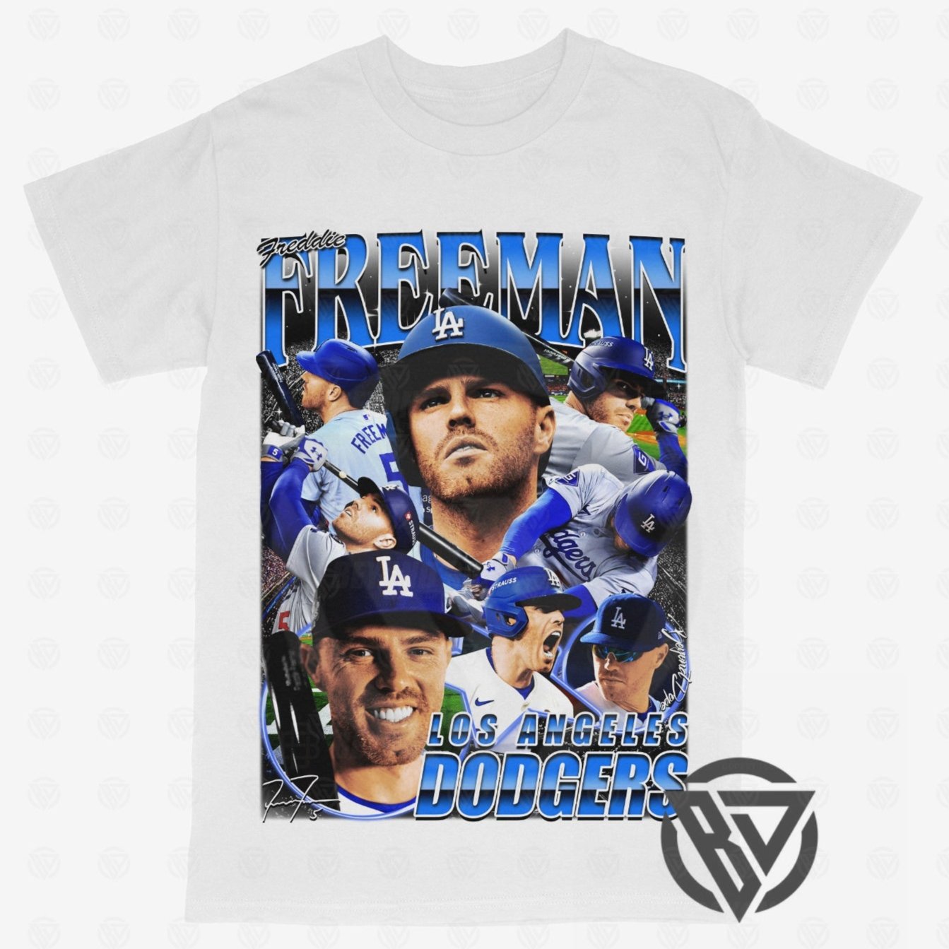 Freddie Freeman Tee Shirt Los Angeles LA Dodgers MLB Baseball