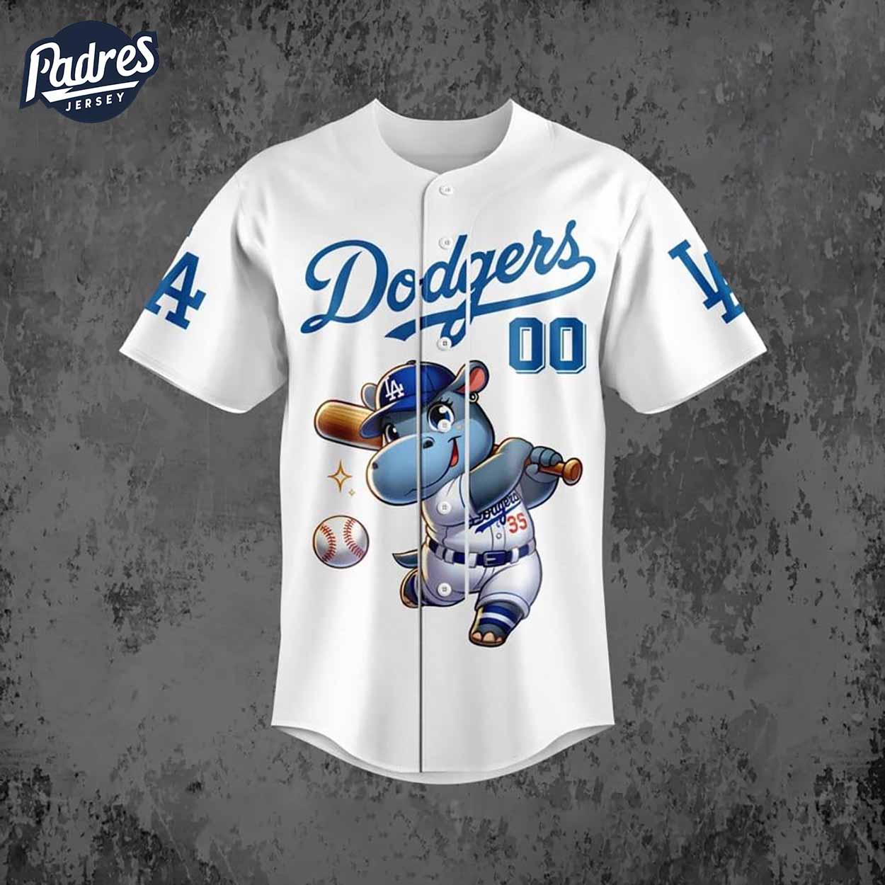 Moo Deng Los Angeles Dodgers Baseball Jersey Style - Padres Jersey Oasis: Elevate Your Baseball Style Game