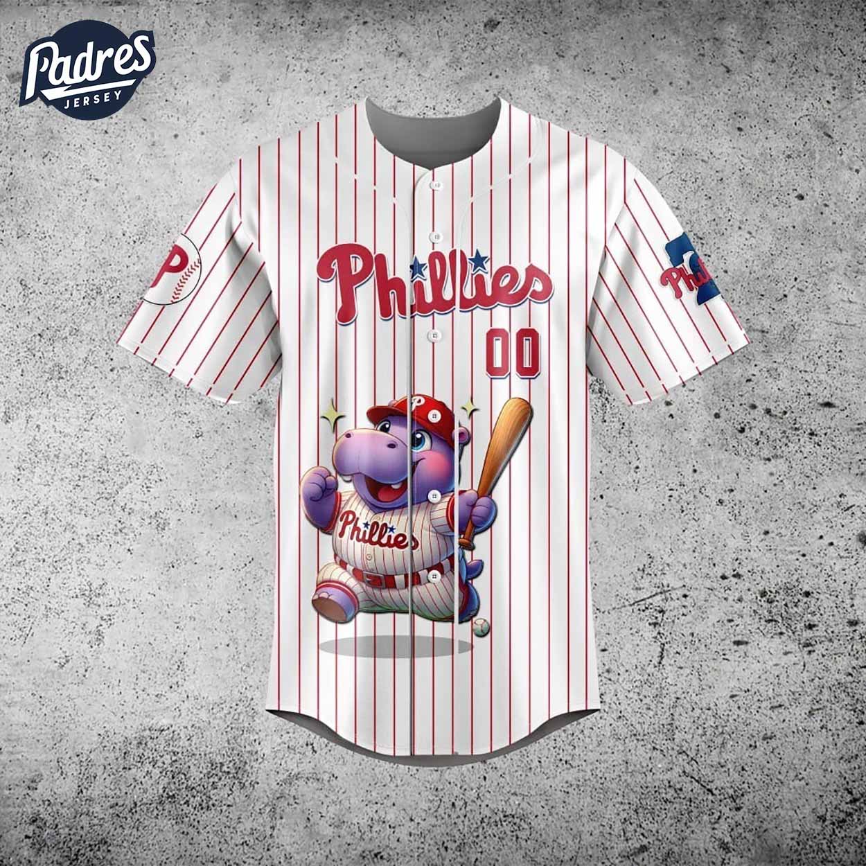 Moo Deng Philadelphia Phillies They Not Like US Baseball Jersey Style - Padres Jersey Oasis: Elevate Your Baseball Style Game