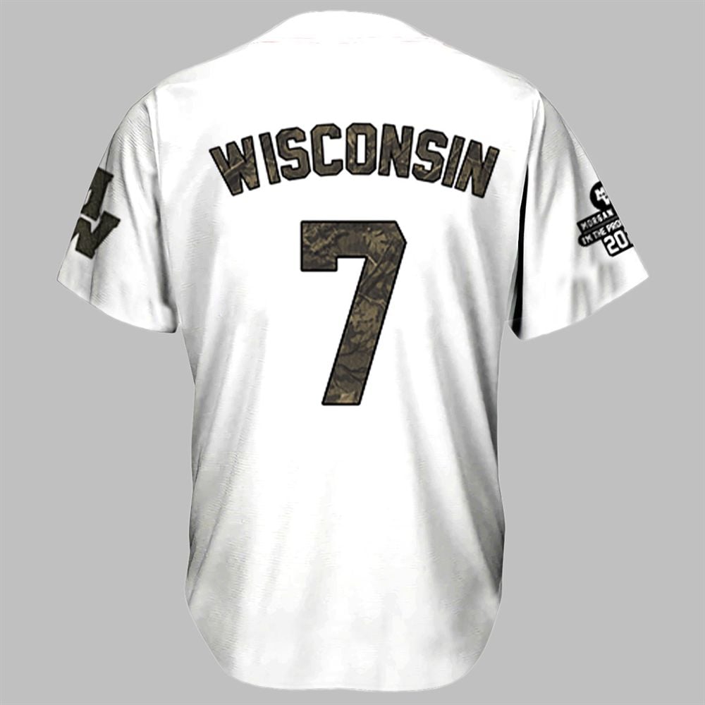 Morgan I'm The Problem Wisconsin Badgers Jersey - Grishko.com