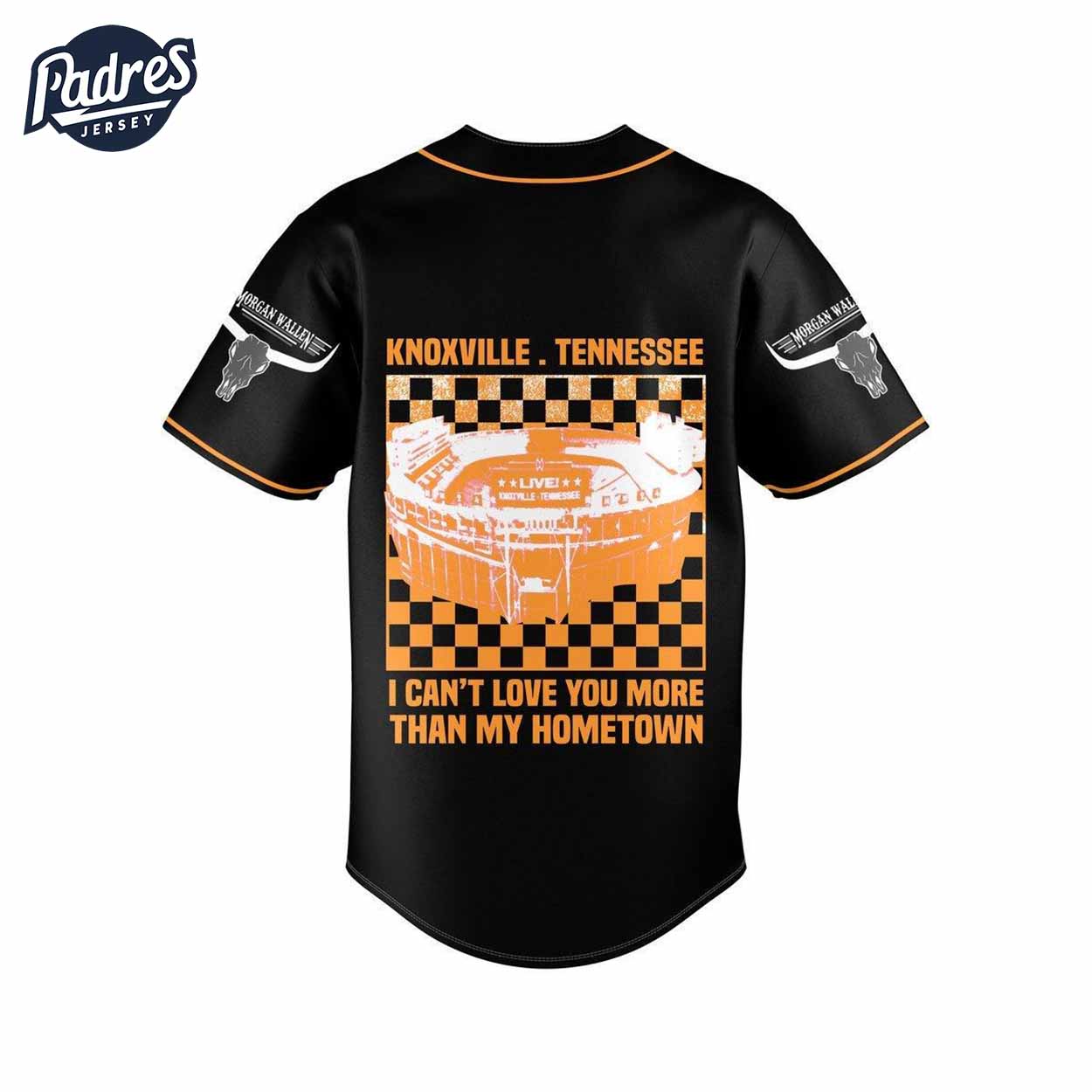 Morgan Wallen I Cant Not Love You More Than My Hometown Live Knoxville Tennessee Baseball Jersey - Padres Jersey Oasis: Elevate Your Baseball Style Game