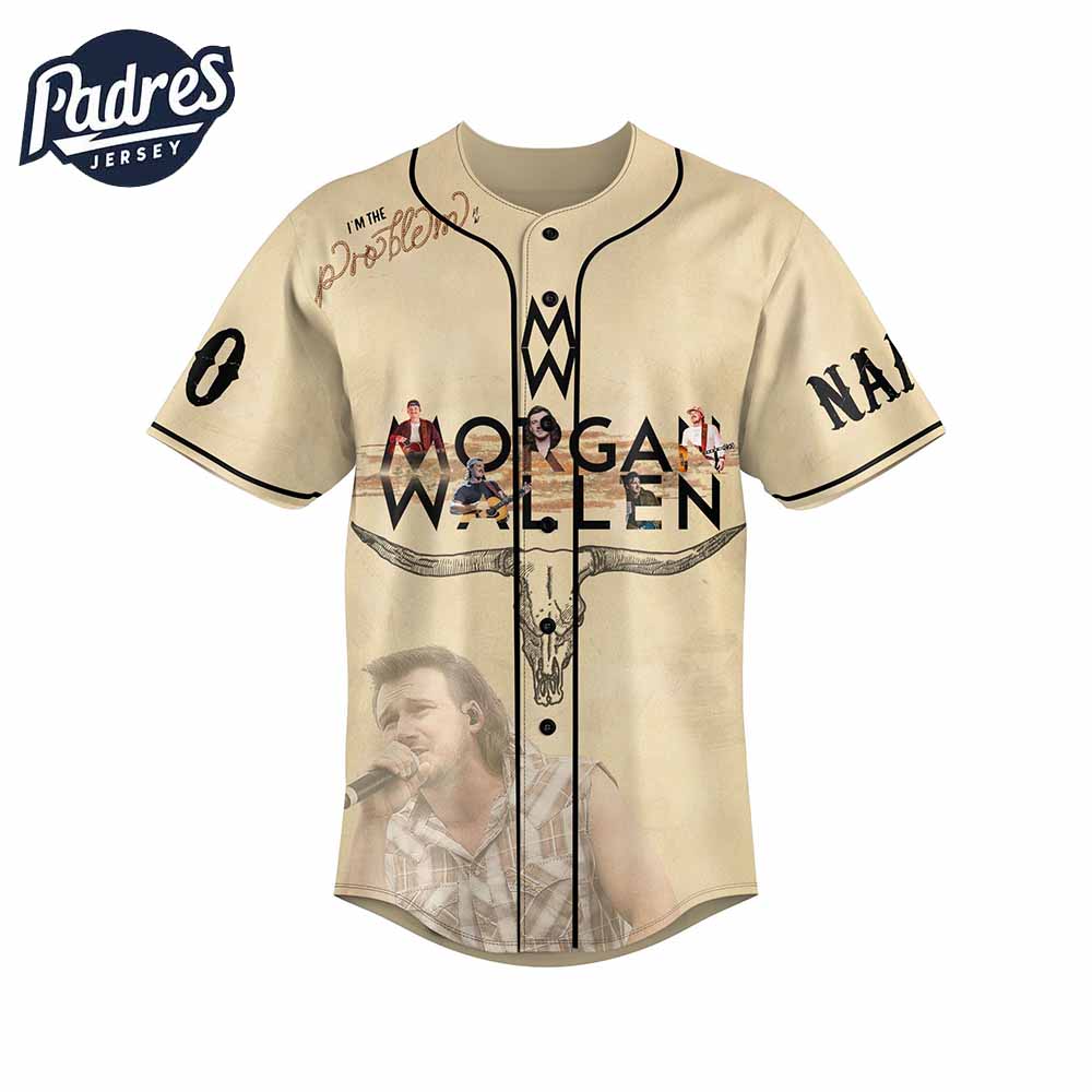Morgan Wallen If I M The Problem Then You Might Be The Reason Baseball Jersey - Padres Jersey Oasis: Elevate Your Baseball Style Game