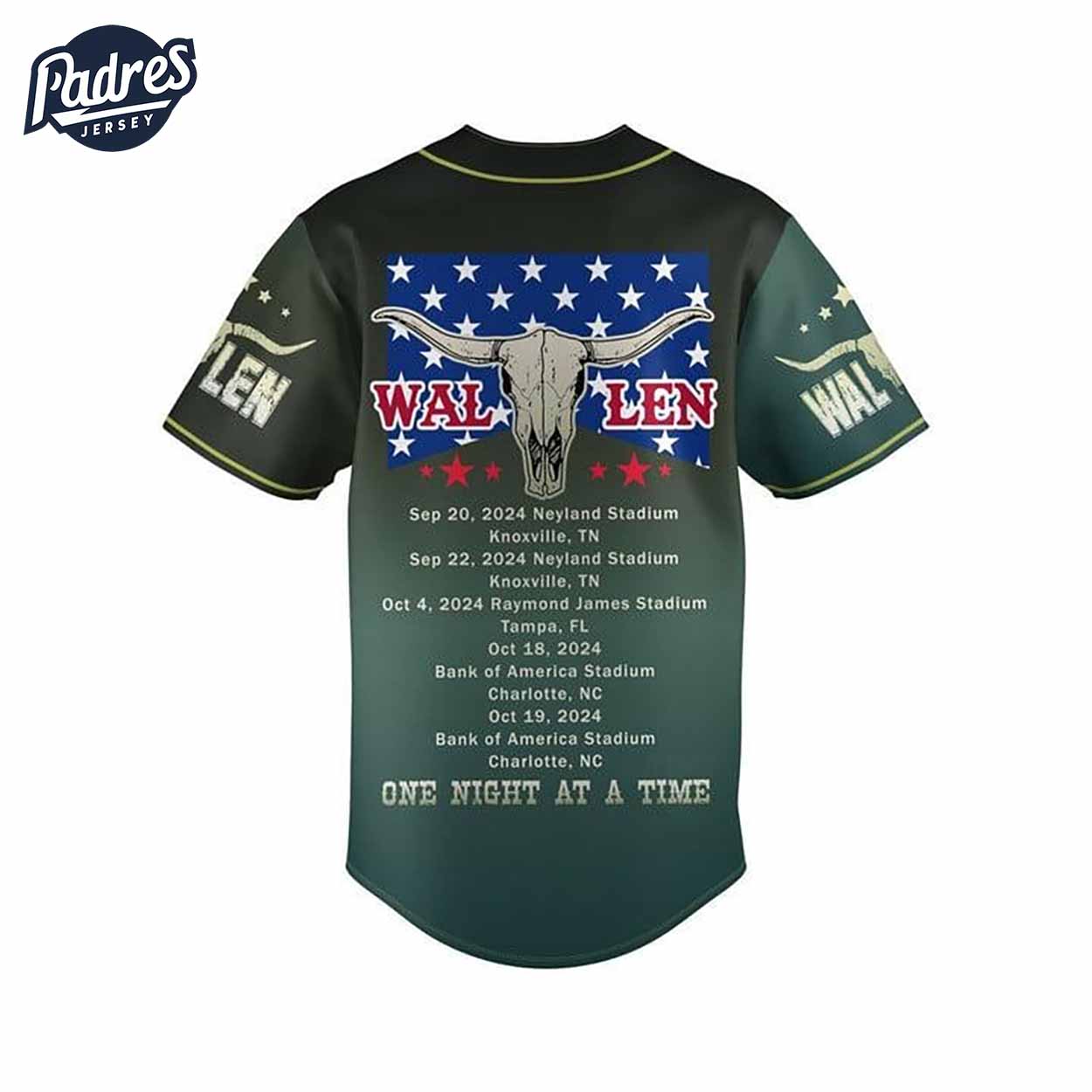 Morgan Wallen One At Night Time Baseball Jersey - Padres Jersey Oasis: Elevate Your Baseball Style Game