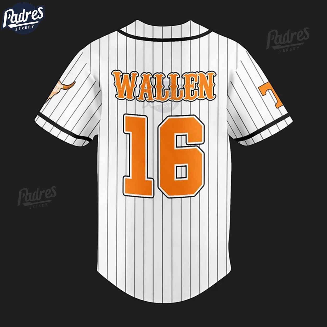 Morgan Wallen Tennessee Volunteers Custom Baseball Jersey With Fans - Padres Jersey Oasis: Elevate Your Baseball Style Game