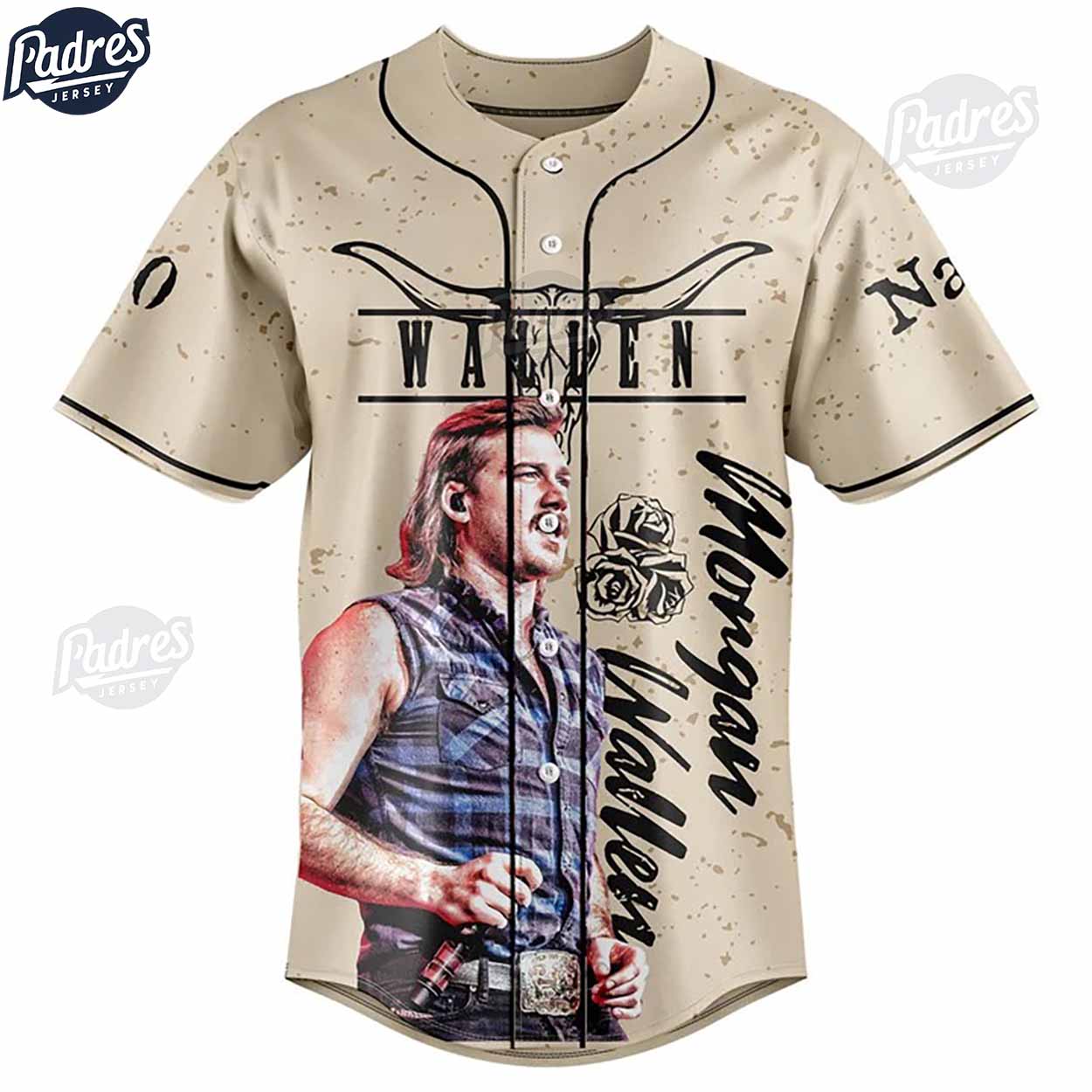 Morgan Wallen Whiskey Glasses Custom Baseball Jersey Style - Padres Jersey Oasis: Elevate Your Baseball Style Game