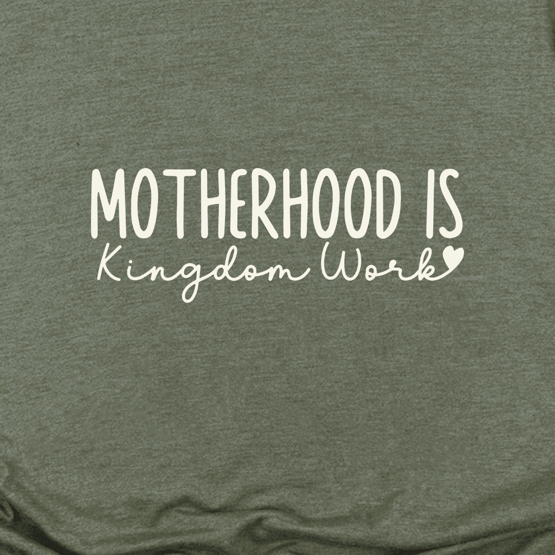 FREE Motherhood Is Kingdom Work Tee *Add Any Other Item To Cart To Unlock FREE Price. Limit 1*
