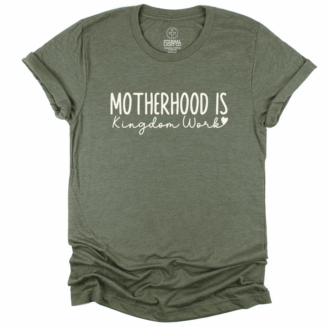 FREE Motherhood Is Kingdom Work Tee *Add Any Other Item To Cart To Unlock FREE Price. Limit 1*